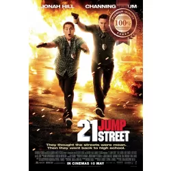 21 JUMP STREET POINTING GUNS FILM MOVIE ORIGINAL CINEMA PRINT PREMIUM POSTER