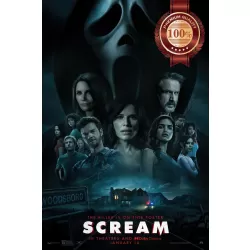 SCREAM 2022 CAST ORIGINAL OFFICIAL CINEMA MOVIE FILM PRINT PREMIUM POSTER