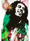 LARGE 90x60CM BOB MARLEY ABSTRACT WALL ARTWORK ART PAINTING PICTURE PRINT POSTER
