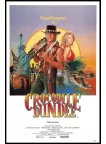 CROCODILE DUNDEE 1986 80s ORIGINAL OFFICIAL MOVIE FILM PRINT PREMIUM POSTER CROCODILE DUNDEE 1986 80s ORIGINAL OFFICIAL MOVIE FILM PRINT PREMIUM POSTER