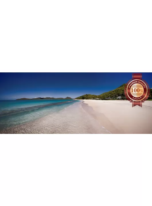 BEACH SCENE SEA PARADISE HOLIDAY WALL ART HOME DECOR PRINT - PREMIUM POSTER