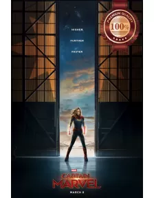 CAPTAIN MARVEL HIGHER FURTHER FASTER OFFICIAL MOVIE PRINT PREMIUM POSTER