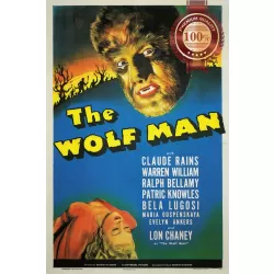 THE WOLF MAN 1941 40s OFFICIAL ORIGINAL CINEMA FILM MOVIE PRINT PREMIUM POSTER