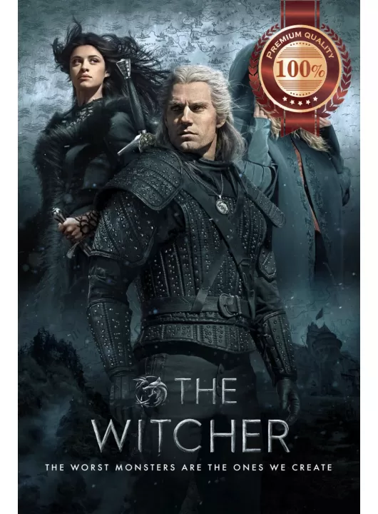 THE WITCHER NETFLIX TV SERIES LIVE OFFICIAL ORIGINAL PRINT PREMIUM POSTER