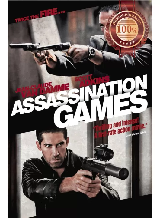 ASSASSINATION GAMES 2011 VAN DAMME ORIGINAL MOVIE CINEMA PRINT PREMIUM POSTER