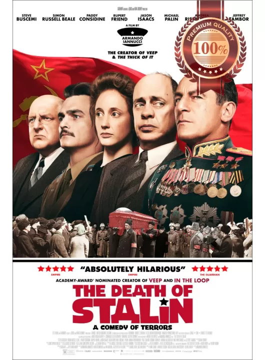 THE DEATH OF STALIN 2017 ORIGINAL CINEMA MOVIE FILM PRINT PREMIUM POSTER