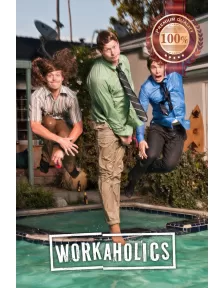 WORKAHOLICS JUMPING INTO POOL OFFICIAL SERIES TV SHOW PRINT PREMIUM POSTER