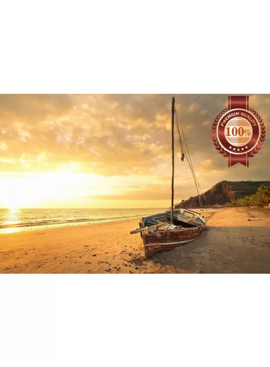 BOAT SHIPWRECK SUNSET SEASCAPE LANDSCAPE PHOTO WALL ART PRINT PREMIUM POSTER