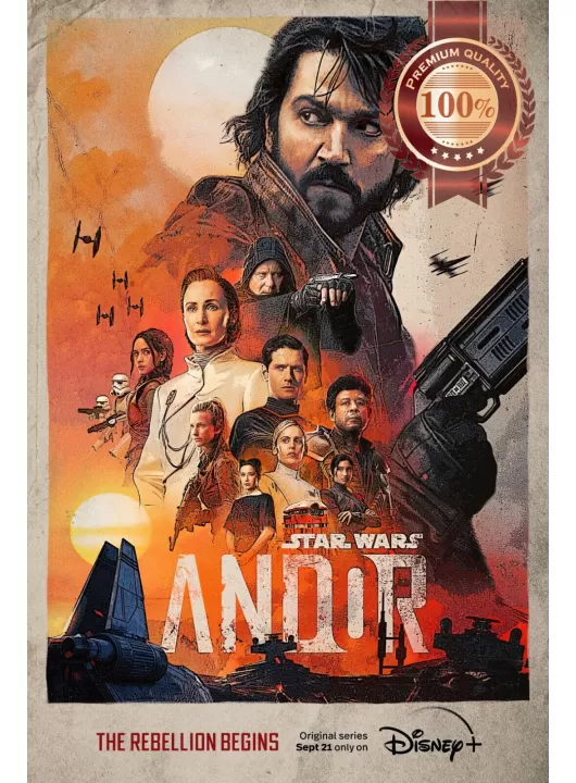 ANDOR STAR WARS TV SERIES ORIGINAL OFFICIAL ART PRINT PREMIUM POSTER