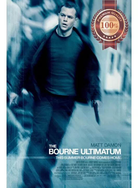 THE BOURNE ULTIMATUM ORIGINAL 2007 MOVIE FILM CINEMA PRINT PREMIUM POSTER