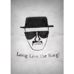 LARGE BREAKING BAD HEISENBERG DRAWING SKETCH WALTER WHITE ART PRINT POSTER