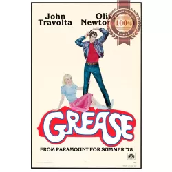 GREASE V2 JOHN TRAVOLTA 1978 70s FILM MOVIE CINEMA ART PRINT PREMIUM POSTER