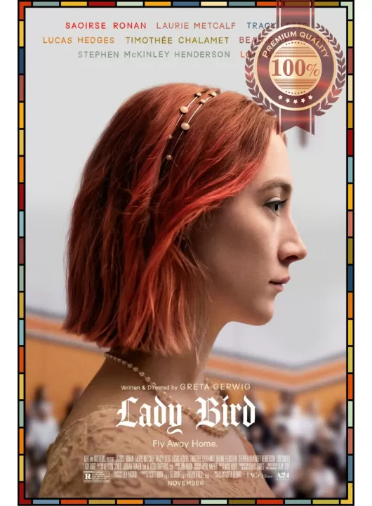 LADY BIRD 2017 ORIGINAL OFFICIAL CINEMA FILM MOVIE PRINT PREMIUM POSTER