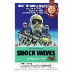 SHOCK WAVES 1977 70s ORIGINAL RETRO CINEMA FILM MOVIE PRINT PREMIUM POSTER