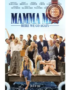 MAMMA MIA 2 HERE WE GO AGAIN ORIGINAL CINEMA FILM MOVIE PRINT PREMIUM POSTER