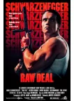 RAW DEAL 1986 80s ORIGINAL OFFICIAL CINEMA MOVIE FILM PRINT PREMIUM POSTER
