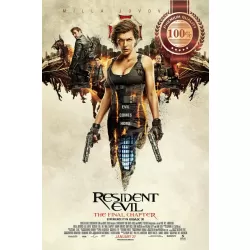 RESIDENT EVIL THE FINAL CHAPTER ORIGINAL CINEMA MOVIE PRINT PREMIUM POSTER