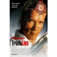 TRUE LIES 1994 90s COMEDY ACTION ORIGINAL MOVIE FILM CINEMA PRINT PREMIUM POSTER