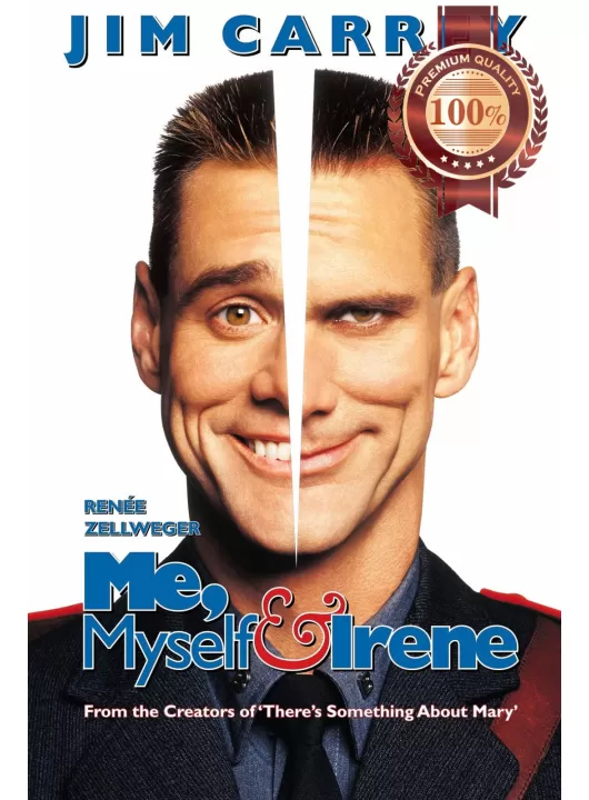 ME MYSELF AND & IRENE 2000 JIM CARREY ORIGINAL CINEMA ART PRINT PREMIUM POSTER ME MYSELF AND & IRENE 2000 JIM CARREY ORIGINAL CINEMA ART PRINT PREMIUM POSTER
