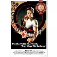 EVERY WHICH WAY BUT LOOSE 78 OFFICIAL ORIGINAL CINEMA MOVIE PRINT PREMIUM POSTER