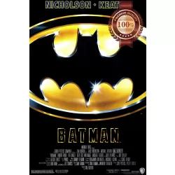 BATMAN 1989 80s ORIGINAL CLASSIC RETRO MOVIE JACK NICHOLSON PRINT PREMIUM POSTER
