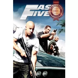 FAST FIVE 2011 THE FAST AND FURIOUS 5 ORIGINAL MOVIE CINEMA PRINT PREMIUM POSTER