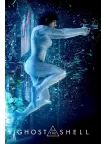 GHOST IN THE SHELL JUMPING THROUGH GLASS 2017 MOVIE PRINT - PREMIUM POSTER