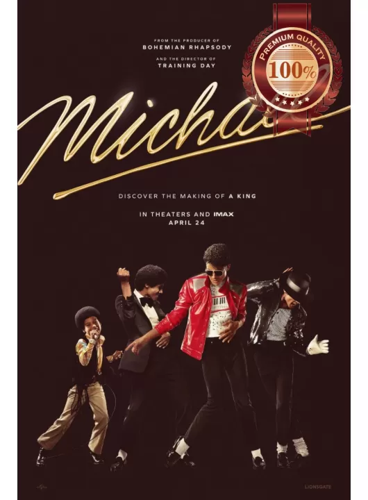 MICHAEL 2026 JACKSON TEASER ORIGINAL MOVIE FILM CINEMA PRINT PREMIUM POSTER MICHAEL 2026 JACKSON TEASER ORIGINAL MOVIE FILM CINEMA PRINT PREMIUM POSTER