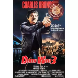 DEATH WISH 3 1985 80s ORIGINAL OFFICIAL CINEMA MOVIE FILM PRINT PREMIUM POSTER