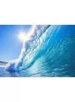 BEAUTIFUL BLUE WAVE SEA SURF SUN BEACH HOME DECOR ART PRINT PREMIUM POSTER