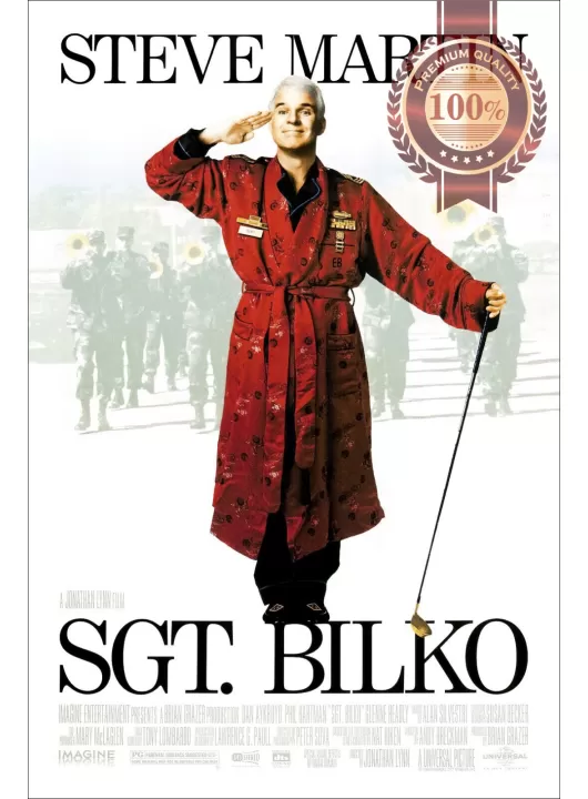 SGT. BILKO 1996 90s ORIGINAL OFFICIAL CINEMA MOVIE FILM PRINT PREMIUM POSTER
