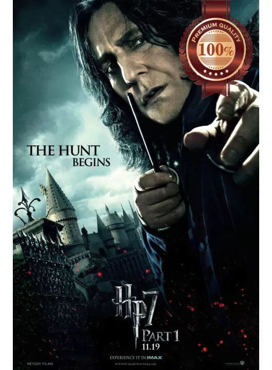 HARRY POTTER AND THE DEATHLY HALLOWS SNAPE HP7 PART 1 2011 MOVIE PREMIUM POSTER