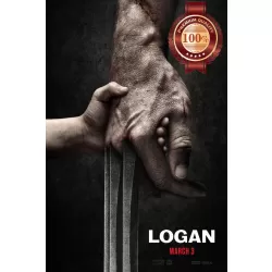 LOGAN 2017 MOVIE X-MEN CLAWS OUT HOLDING HAND ART PRINT - PREMIUM POSTER