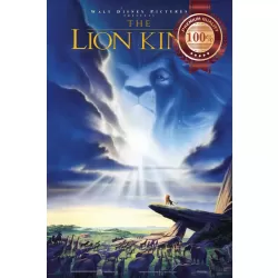 THE LION KING BLUE 1994 CARTOON ORIGINAL CINEMA MOVIE PRINT PREMIUM POSTER