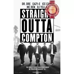 STRAIGHT OUTTA COMPTON DR DRE ICE CUBE MUSIC MOVIE PRINT PREMIUM POSTER
