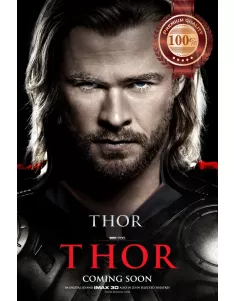 THOR CHARACTER PORTRAIT 2011 MARVEL ORIGINAL MOVIE CINEMA PRINT PREMIUM POSTER