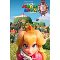 THE SUPER MARIO BROS MOVIE PRINCESS PEACH 2023 ORIGINAL CINEMA PREMIUM POSTER