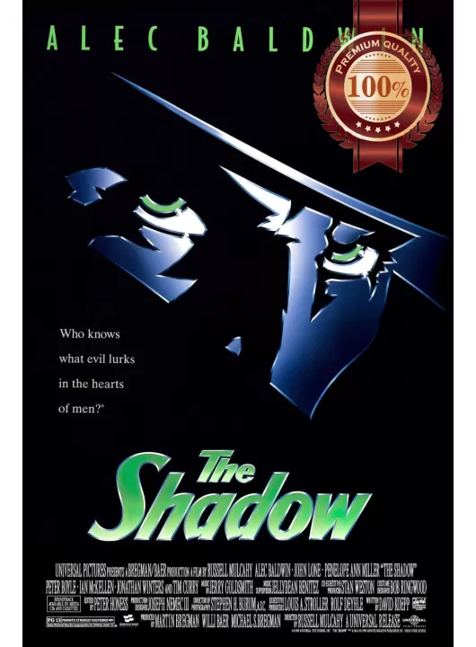 THE SHADOW 1994 90s ORIGINAL OFFICIAL CINEMA MOVIE FILM PRINT PREMIUM POSTER