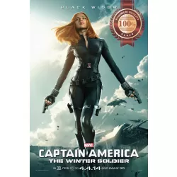 BLACK WIDOW CAPTAIN AMERICA WINTER SOLDIER CINEMA MOVIE PRINT PREMIUM POSTER