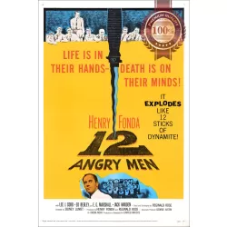 12 ANGRY MEN 1957 50s ORIGINAL CINEMA MOVIE FILM ART PRINT PREMIUM POSTER