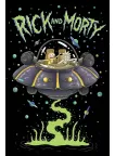 RICK AND MORTY SPACE SHIP DUMP ART TV SHOW ARTWORK DRAWING PRINT PREMIUM POSTER