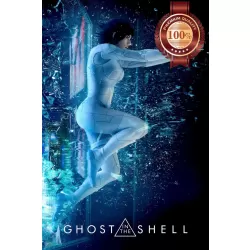 GHOST IN THE SHELL JUMPING THROUGH GLASS 2017 MOVIE PRINT - PREMIUM POSTER