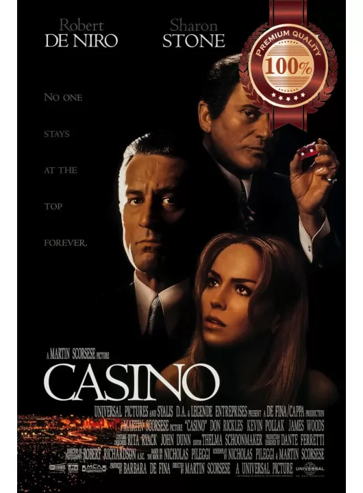CASINO 1995 90s DE NIRO ORIGINAL OFFICIAL CINEMA MOVIE PRINT PREMIUM POSTER