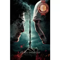 IT ALL ENDS HARRY POTTER AND THE DEATHLY HALLOWS MOVIE PRINT PREMIUM POSTER