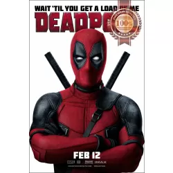 DEADPOOL 2016 TEASER OFFICIAL ORIGINAL CINEMA MOVIE PRINT PREMIUM POSTER