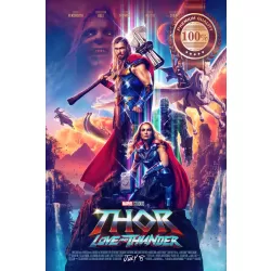 THOR LOVE AND THUNDER MAIN ORIGINAL OFFICIAL CINEMA MOVIE PRINT PREMIUM POSTER