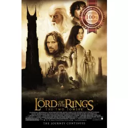 THE TWO TOWERS 2 2002 LORD OF THE RINGS ORIGINAL MOVIE FILM PRINT PREMIUM POSTER