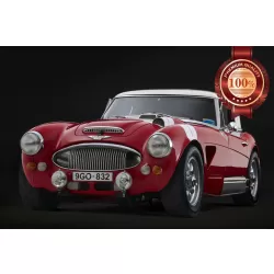 AUSTIN HEALEY RED 3000 MK III 3 CLASSIC SPORTS CAR WALL PRINT PREMIUM POSTER