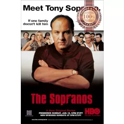 THE SOPRANOS TONY SOPRANO TV SHOW ORIGINAL OFFICIAL PRINT PREMIUM POSTER