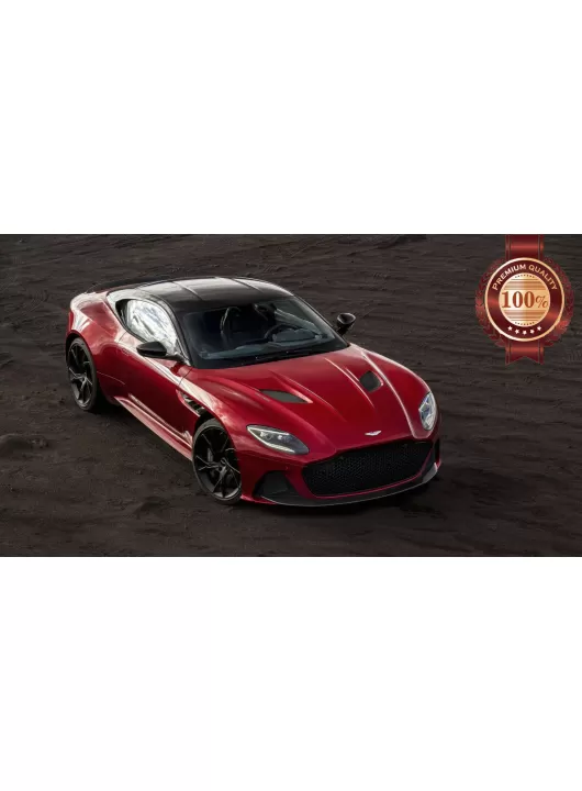 ASTON MARTIN SUPERLEGGERA RED LUXURY CAR SPORTS VEHICLE PRINT PREMIUM POSTER